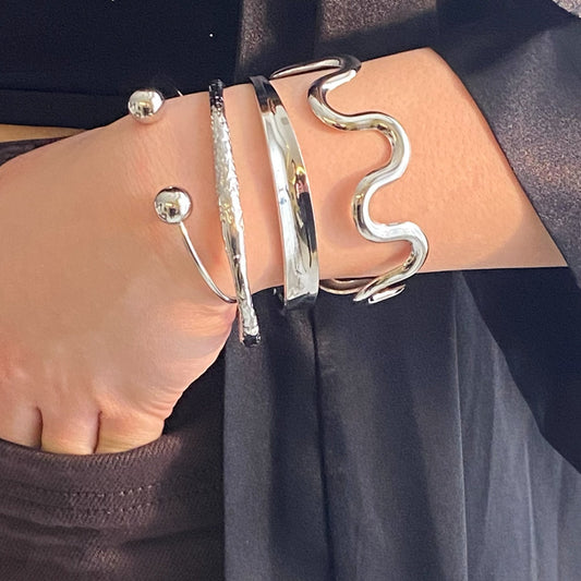 Celeste Polished Stainless Steel Stack