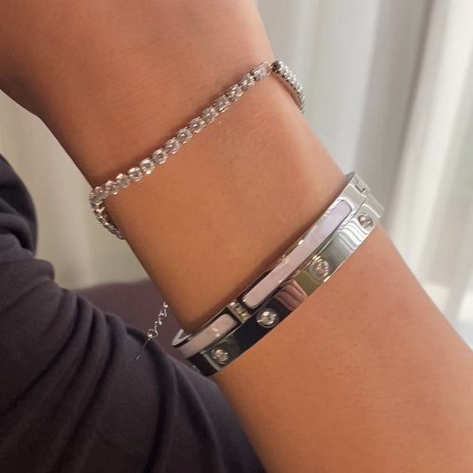 Éclipse Enamel Polished Stainless Steel Stack