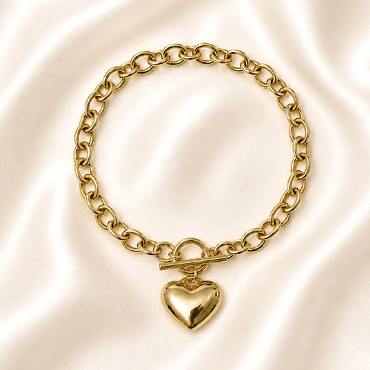 Lumière Heart Chain Bracelet