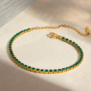 Emerald Rêverie Tennis Bracelet