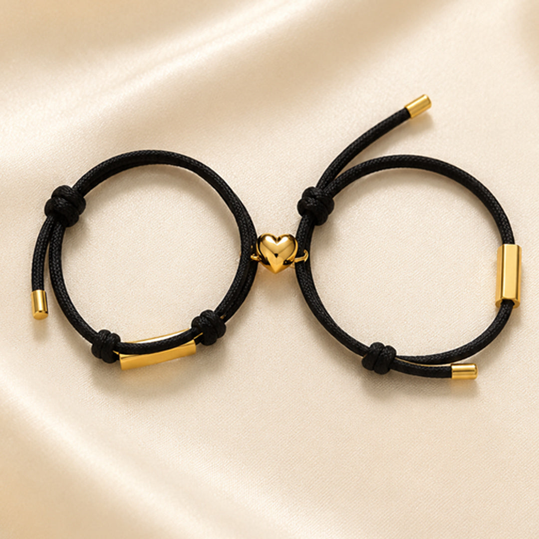 OROR Bond Heart Cord Bracelet Set