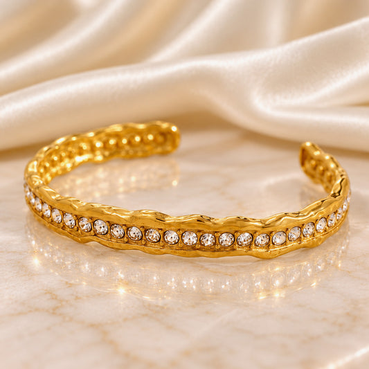 Luce Crystal Gold Stack