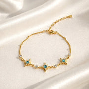 Stella Azure Radiance Gold Bracelet